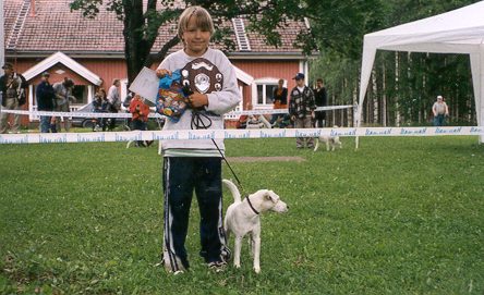 lapsi ja koiraluokan voittaja